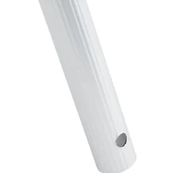 vidaXL Mango de horquilla de rastrillo telescópico acero plateado Discount