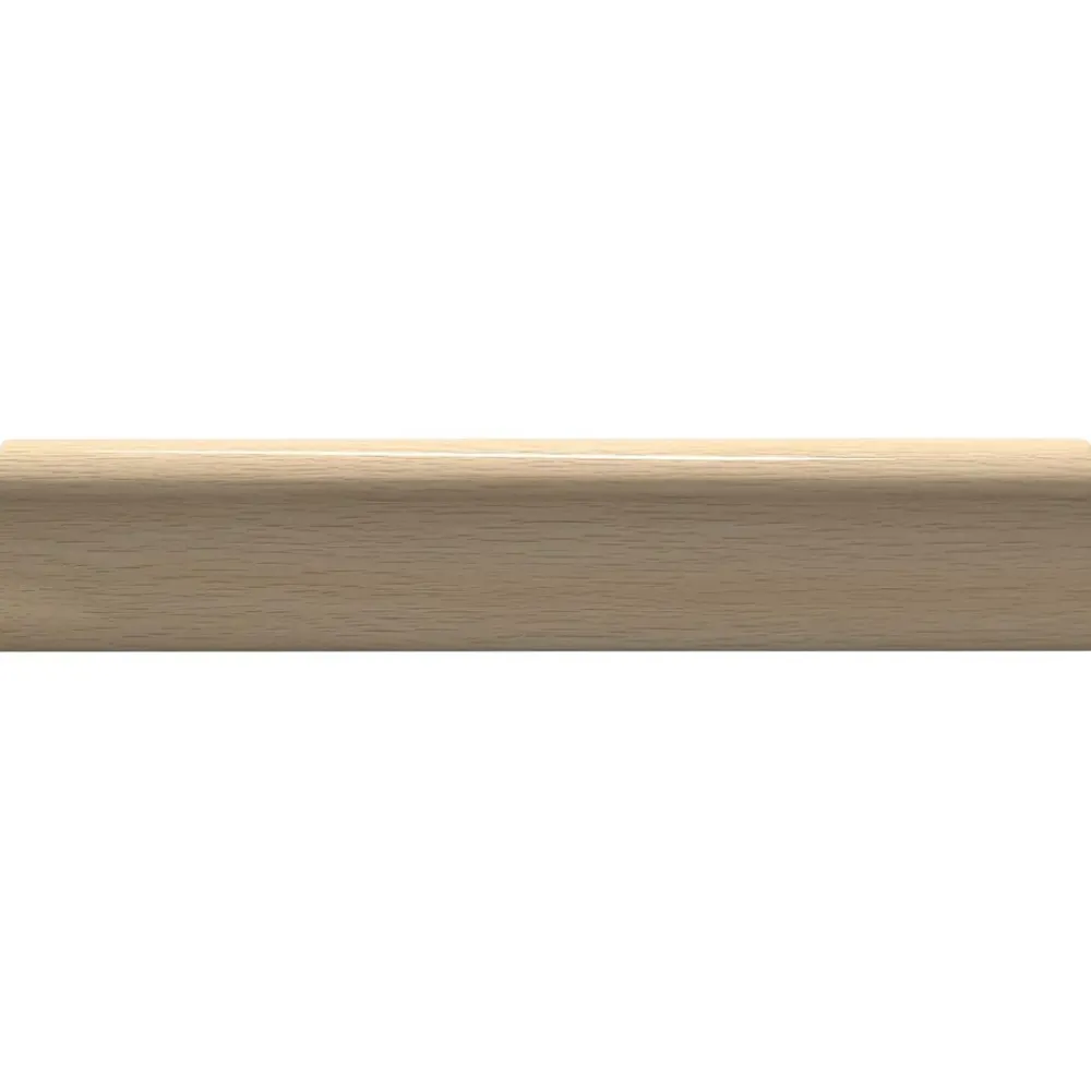vidaXL Accesorios De Bricolaje-Mango Recto 2 pcs Color Madera Natural 130 x 25 x 30 mm