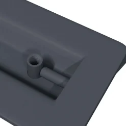 vidaXL Accesorios De Bricolaje-Mangos de Gabinete 2 pcs 85 x 45 mm Metal