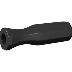 vidaXL Juegos De Interior-Mangos de Mesa de Futbolín 10 pcs Negro 3,1 x 3,1 x 17,8 cm PP