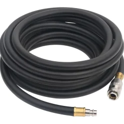 vidaXL Accesorios De Bricolaje-Manguera de aire híbrida caucho y PVC negro 15 mm 2 m