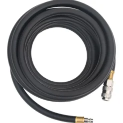vidaXL Accesorios De Bricolaje-Manguera de aire híbrida caucho y PVC negro 15 mm 2 m