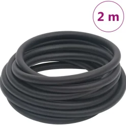 vidaXL Manguera de aire híbrida caucho y PVC negro 15 mm 2 m Best