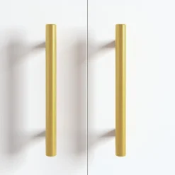 vidaXL Manija de armario 2 pcs Dorado 150 mm Acero inoxidable Discount