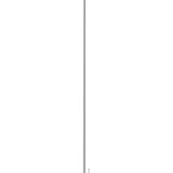 vidaXL Accesorios De Bricolaje-Manija de armario 2 pcs Plateado 900 mm Acero inoxidable