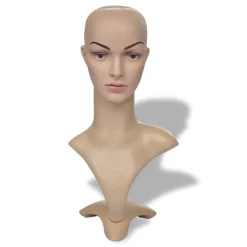 vidaXL Maniquí de cabeza de mujer A Outlet