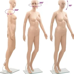 vidaXL Maniquí de mujer A Clearance
