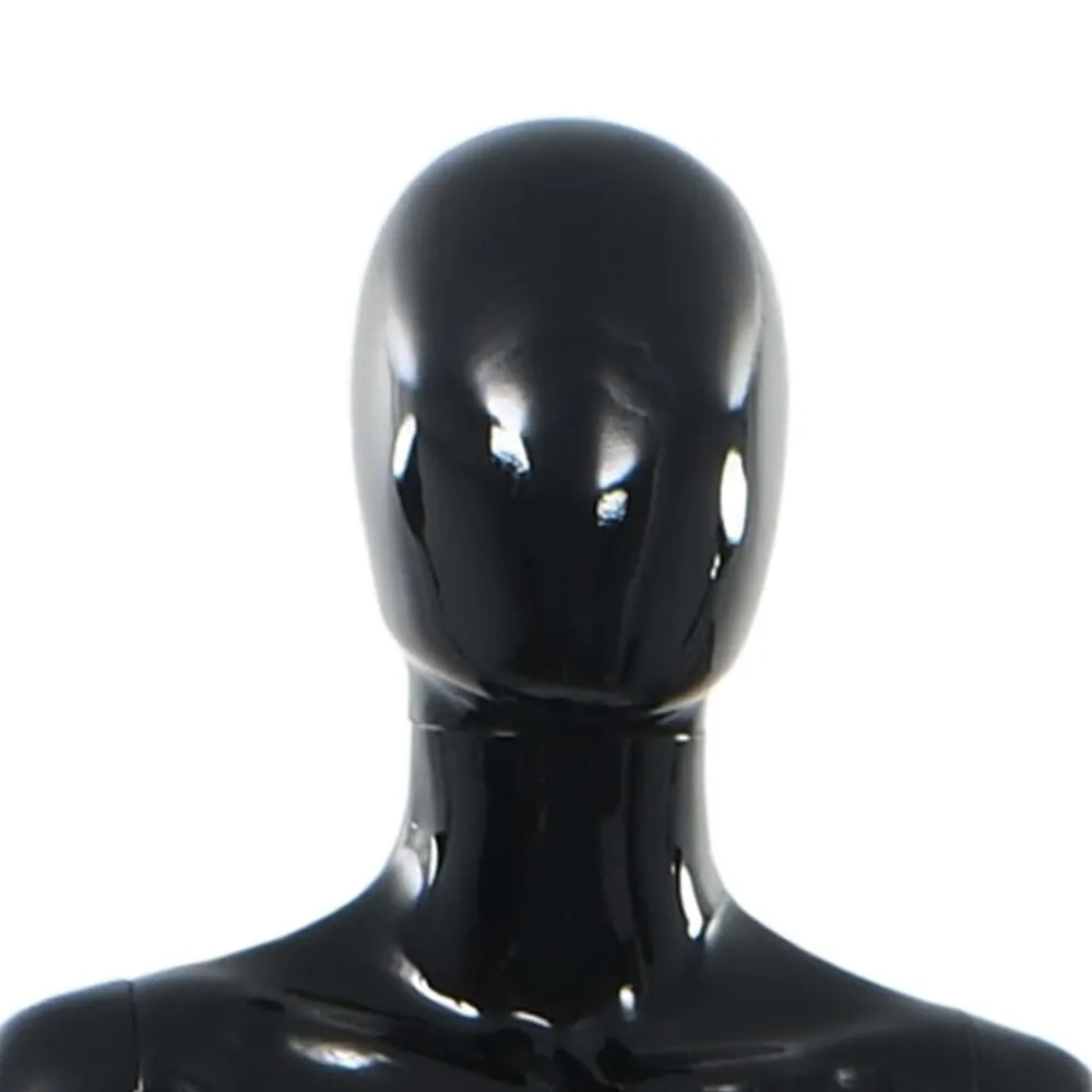 vidaXL Venta Al Por Menor-Maniquí de mujer completo base de vidrio brillante 175 cm