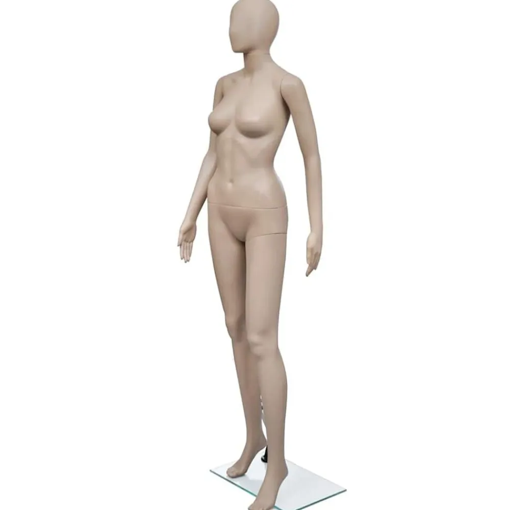 vidaXL Maniquí de mujer con cabeza redonda New