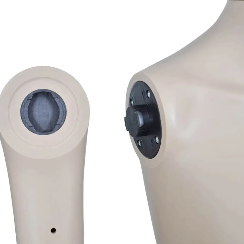 vidaXL Venta Al Por Menor-Maniquí de mujer con cabeza redonda