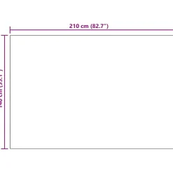 vidaXL Ropa De Casa-Manta 210 x 140 cm Lana