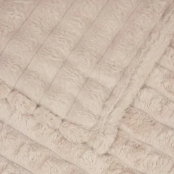 vidaXL Manta 150 x 130 cm Lana Beige Best
