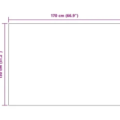 vidaXL Ropa De Casa-Manta 170 x 130 cm Lana