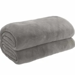vidaXL Ropa De Casa-Manta con peso con funda tela gris 138x200 cm 10 kg