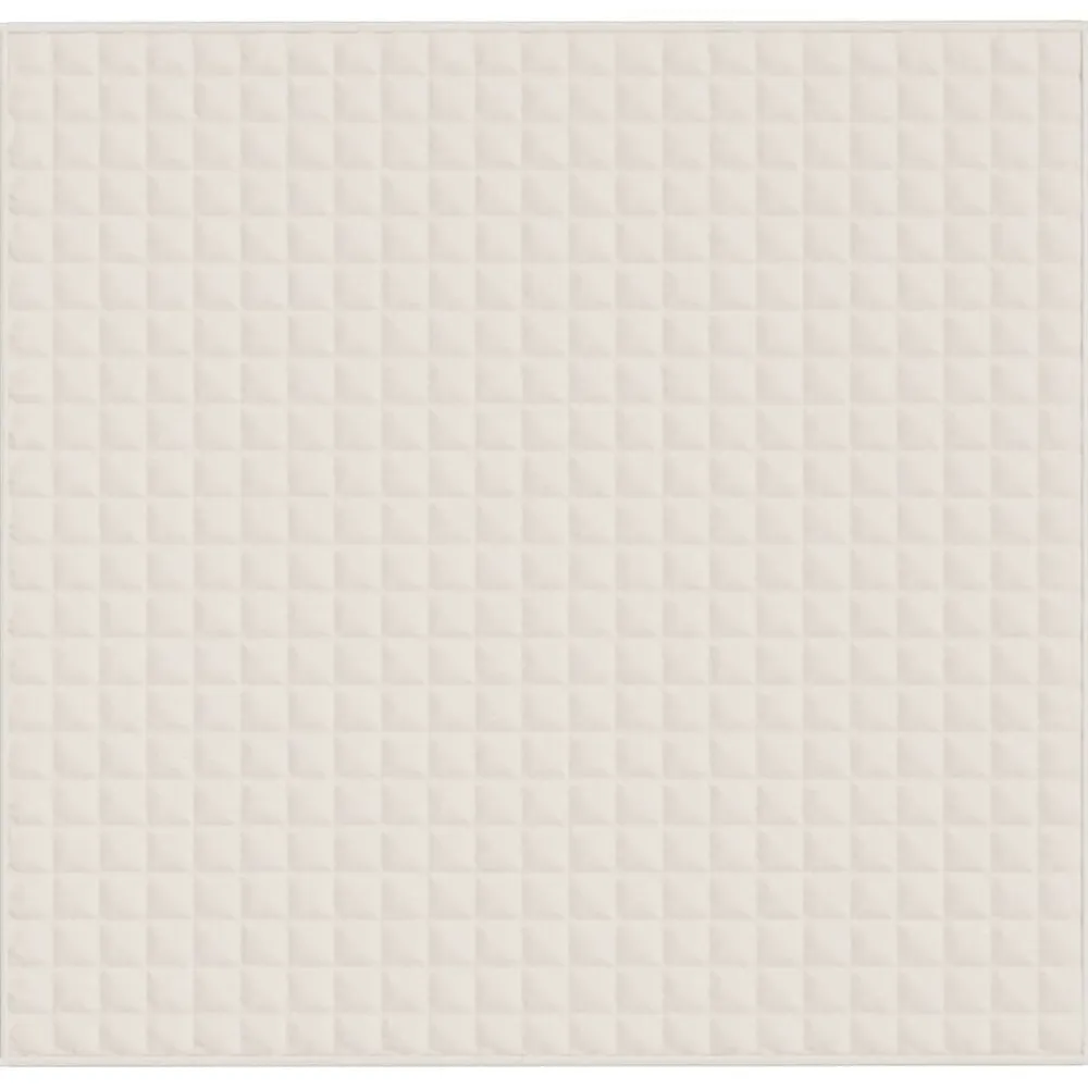 vidaXL Manta con peso tela color claro 220x235 cm 15 kg Crema Outlet