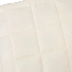 vidaXL Manta con peso tela color claro 220x235 cm 15 kg Crema Outlet