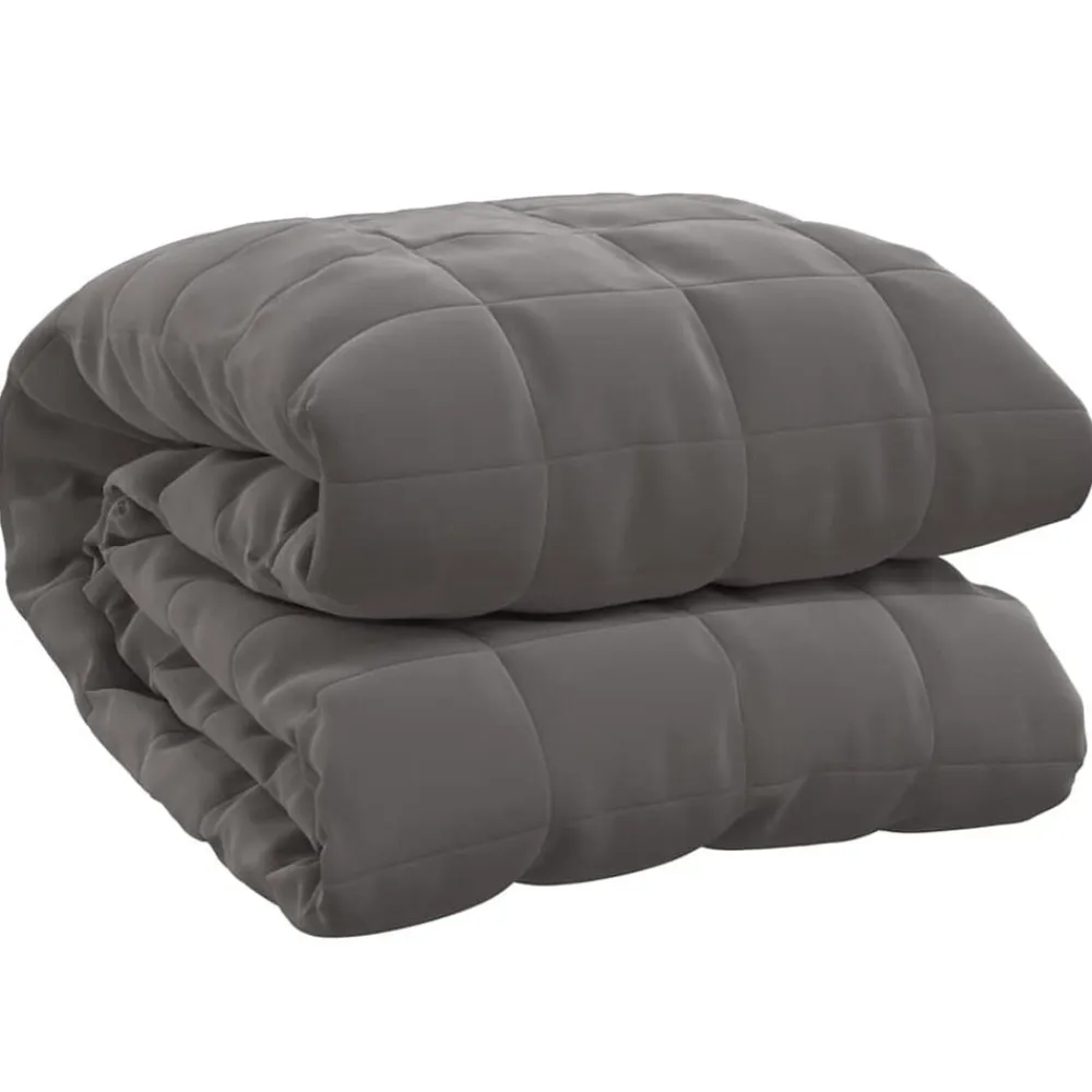 vidaXL Ropa De Casa-Manta con peso tela 120x180 cm 5 kg