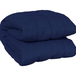 vidaXL Manta con peso tela 150x200 cm 11 kg Azul