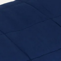 vidaXL Manta con peso tela 150x200 cm 11 kg Azul