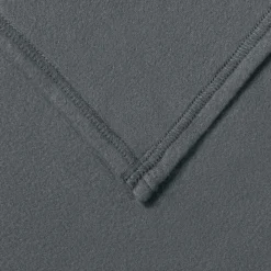 vidaXL Manta 170 x 130 cm Lana Gris oscuro Outlet