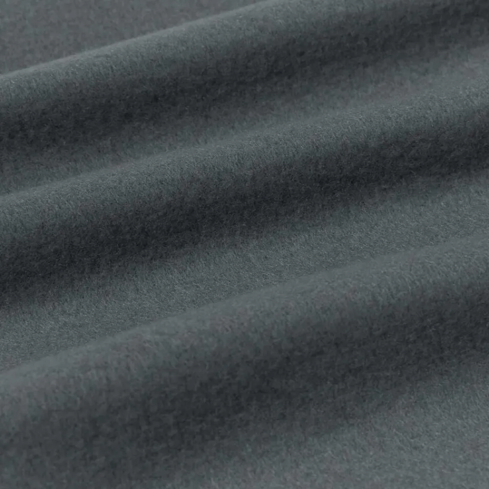 vidaXL Manta 170 x 130 cm Lana Gris oscuro Outlet