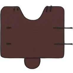 vidaXL Manta para Caballo Marrón Oscuro Completo Poliéster Marr&oacute;n oscuro