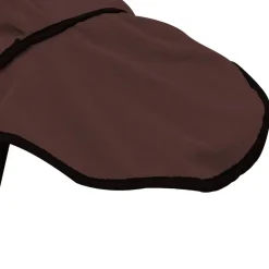 vidaXL Manta para Caballo Marrón Oscuro Completo Poliéster Marr&oacute;n oscuro