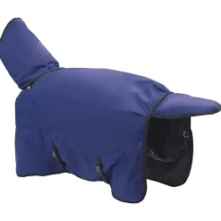 vidaXL Manta para Caballo Verde Oscuro y Negro 75 cm Poliéster Azul marino Clearance