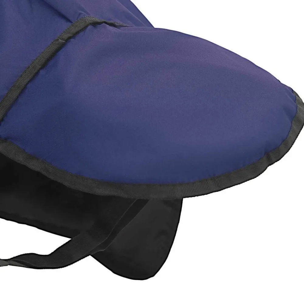 vidaXL Manta para Caballo Verde Oscuro y Negro 75 cm Poliéster Azul marino Clearance