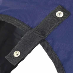 vidaXL Manta para Caballo Verde Oscuro y Negro 75 cm Poliéster Azul marino Clearance