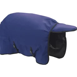 vidaXL Actividades Al Aire Libre-Manta para Caballo Verde Oscuro y Negro 75 cm Poliéster