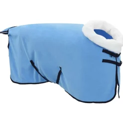 vidaXL Actividades Al Aire Libre-Manta para Caballo Aqua Completo 75 cm Forro polar