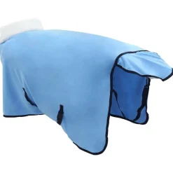 vidaXL Actividades Al Aire Libre-Manta para Caballo Aqua Completo 75 cm Forro polar