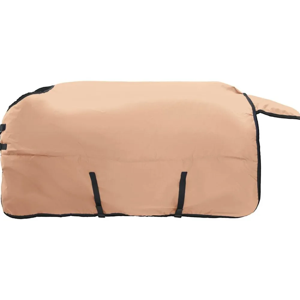 vidaXL Manta para Caballo 75 cm Poliéster Capuchino Sale