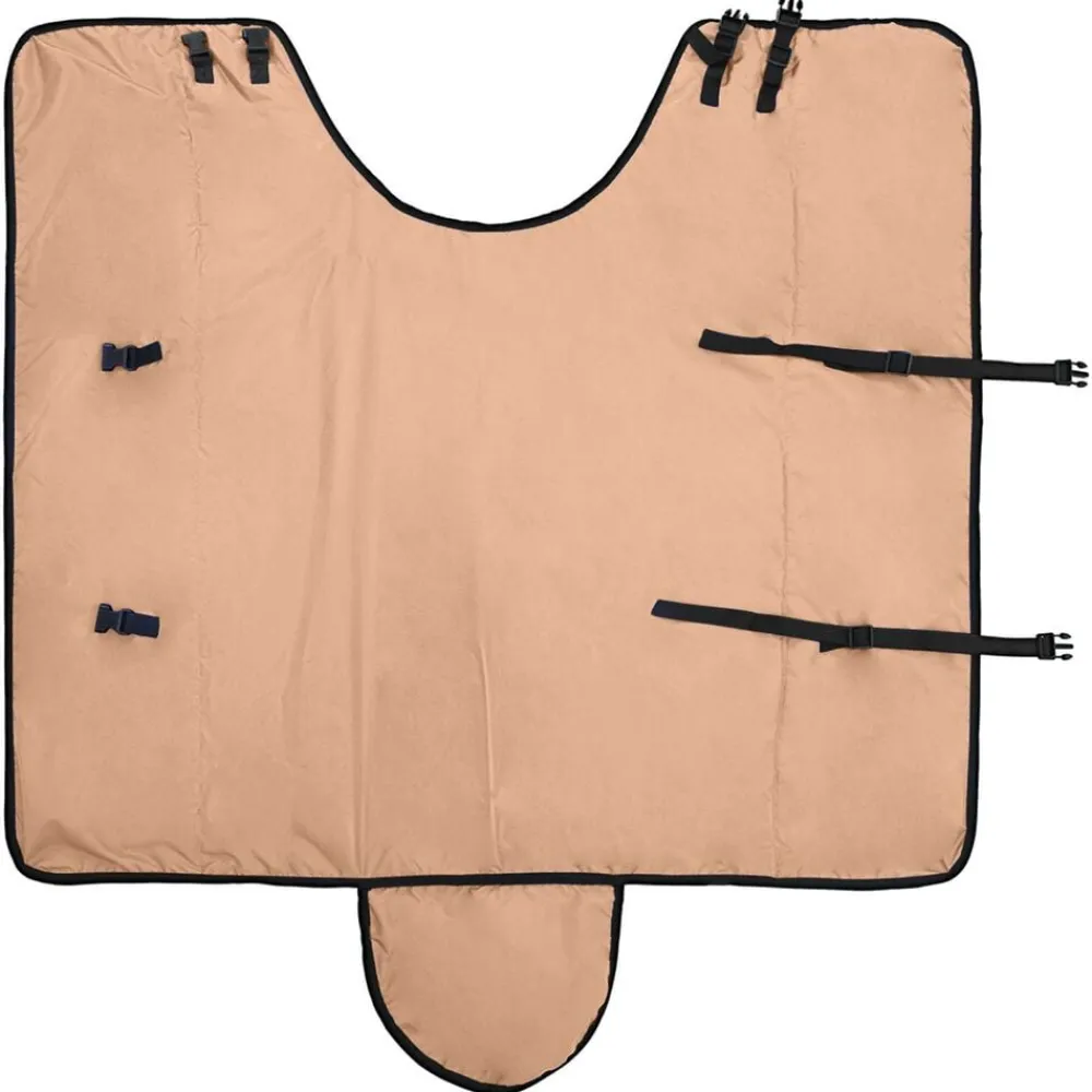 vidaXL Manta para Caballo 75 cm Poliéster Capuchino Sale