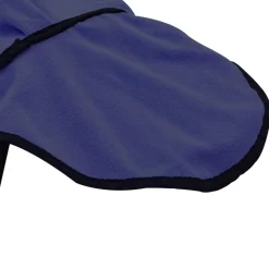 vidaXL Manta para Caballo Poliéster Azul marino Hot