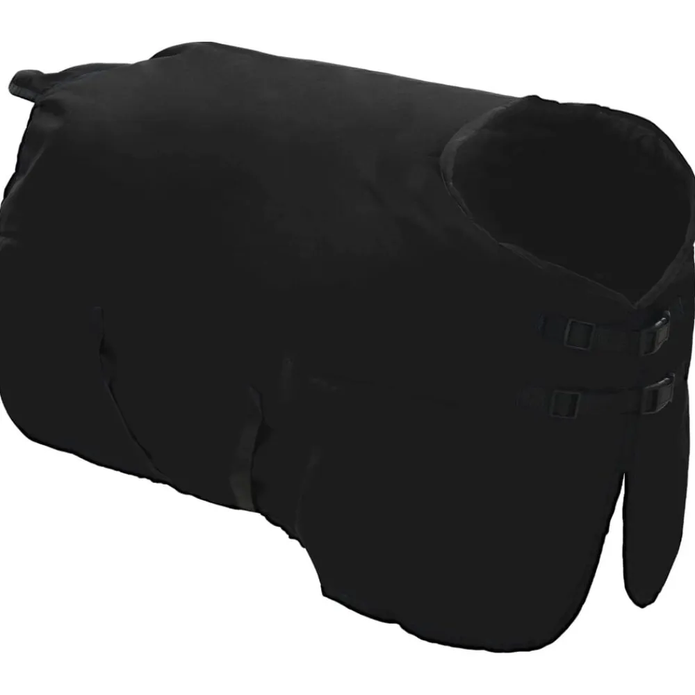 vidaXL Actividades Al Aire Libre-Manta para Caballo Verde Oscuro y 75 cm Poliéster