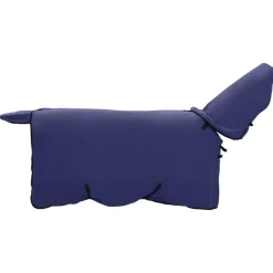 vidaXL Manta para Caballo Poliéster Azul marino Outlet