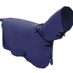 vidaXL Manta para Caballo Poliéster Azul marino Outlet