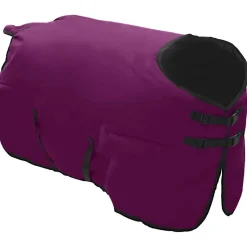 vidaXL Actividades Al Aire Libre-Manta para Caballo Verde Oscuro y Negro 75 cm Poliéster