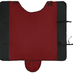 vidaXL Manta para Caballo Verde Oscuro y Negro 75 cm Poliéster Borgoña y Negro Outlet