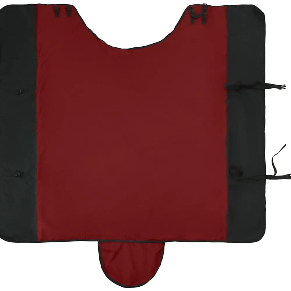 vidaXL Manta para Caballo Verde Oscuro y Negro 75 cm Poliéster Borgoña y Negro Outlet