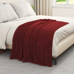 vidaXL Ropa De Casa-Manta 130 x 150 cm Lana
