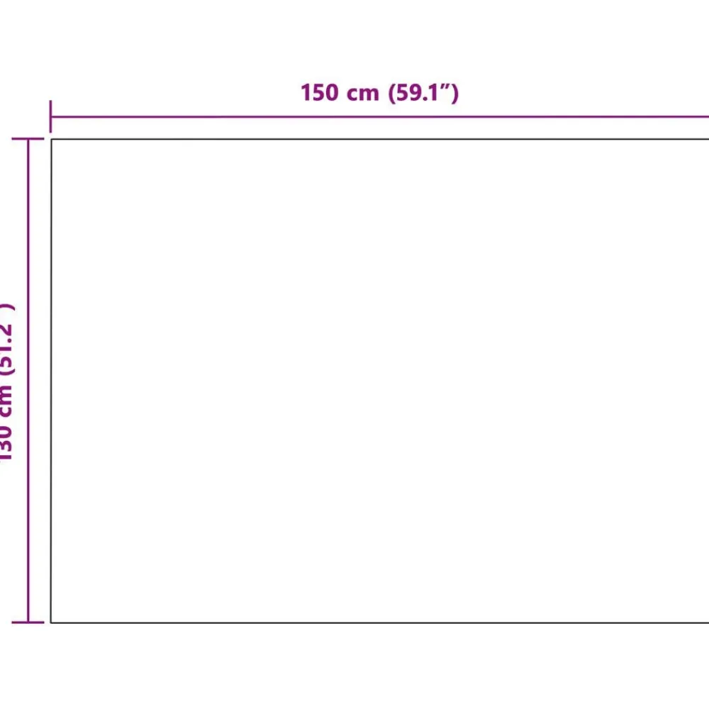 vidaXL Ropa De Casa-Manta 150 x 130 cm Lana
