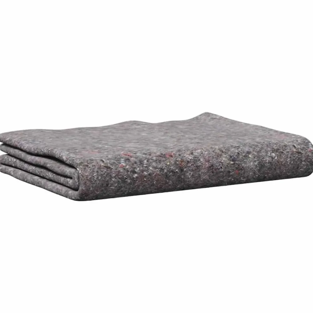 vidaXL Accesorios De Bricolaje-Mantas de Mudanza 5 pcs Gris 150 x 200 cm tela