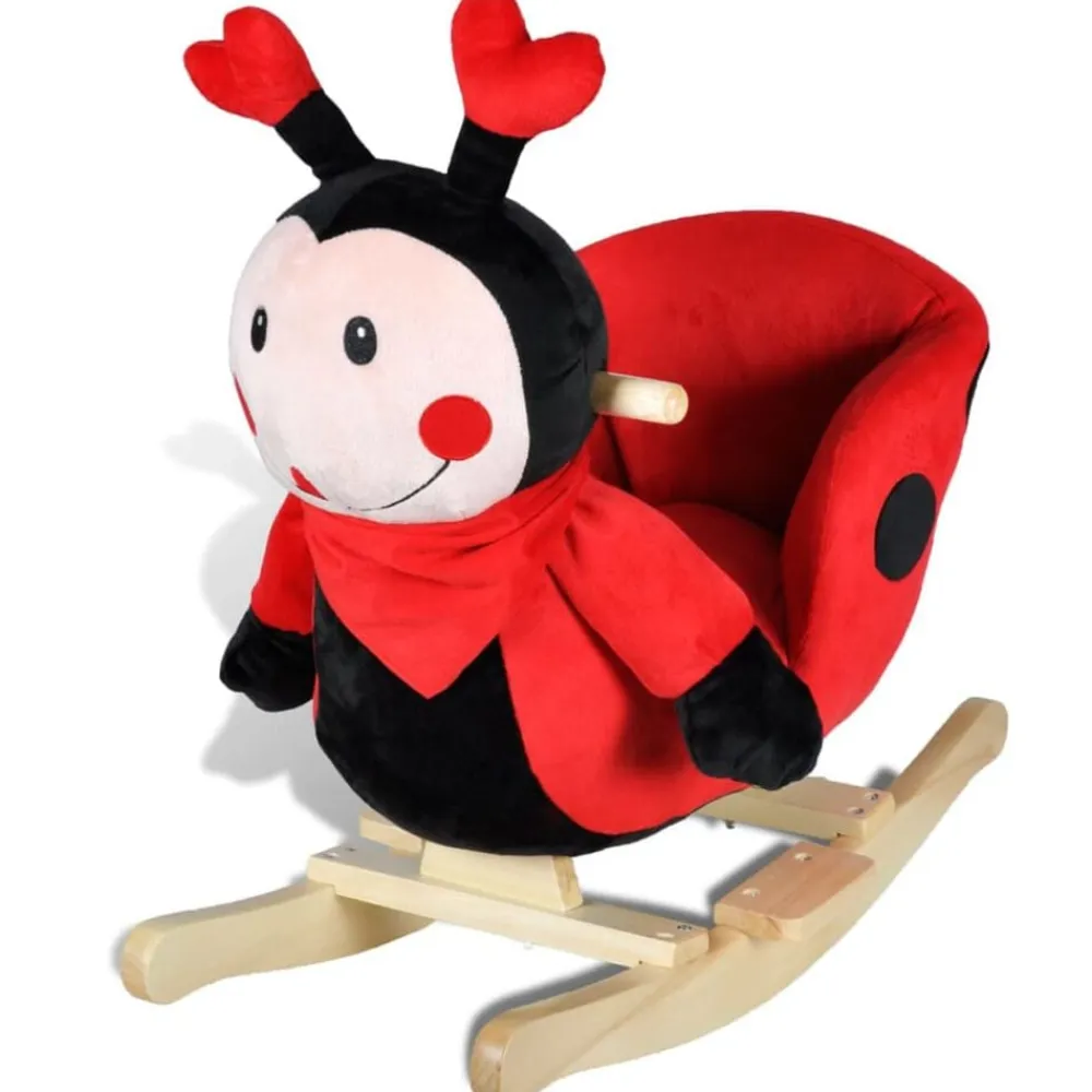Niños vidaXL Juguetes Y Actividades Para Bebés-Mariquita balancín
