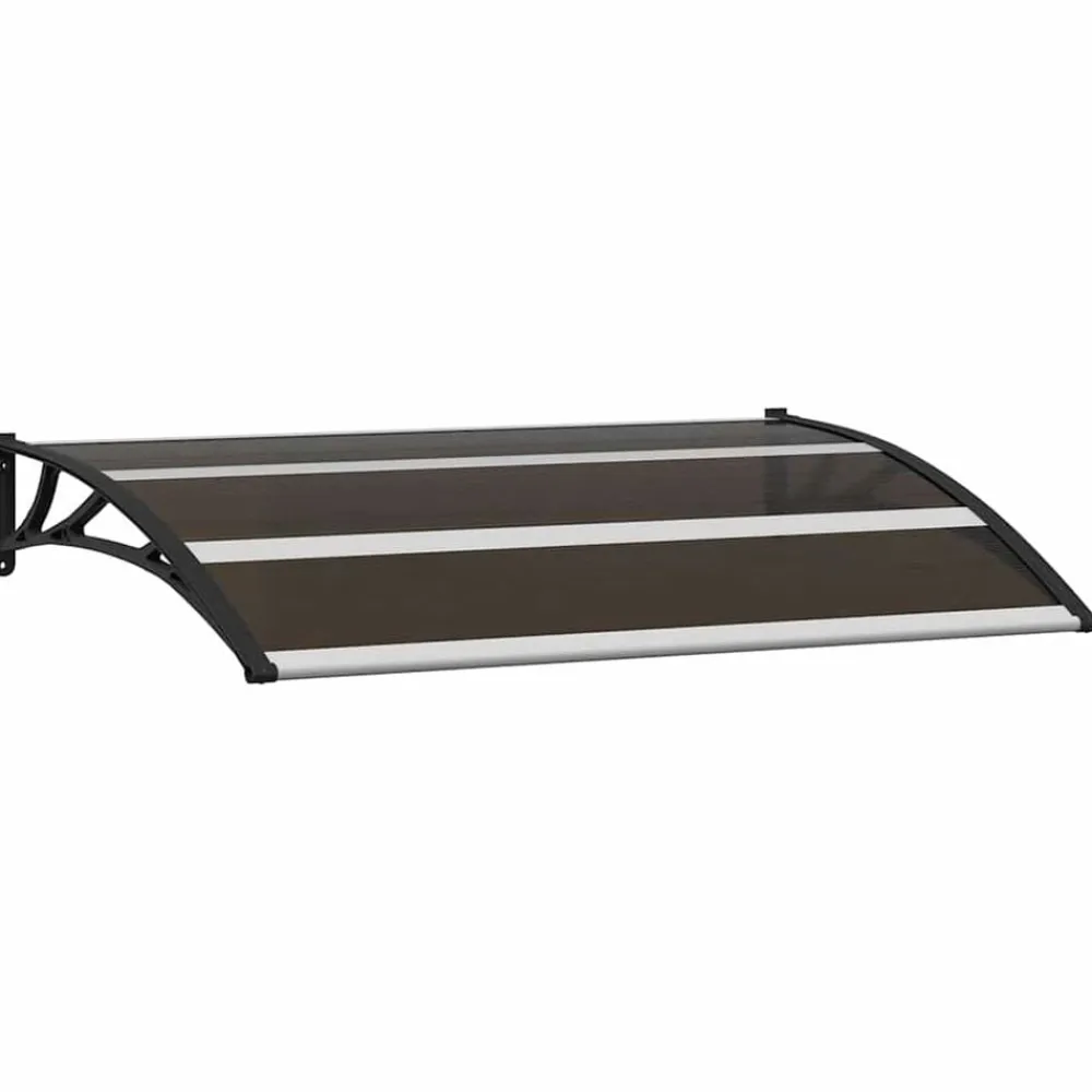 vidaXL Jardín-Marquesina de puerta PC 120x75 cm