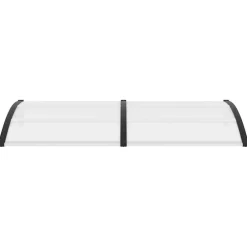 vidaXL Jardín-Marquesina para puerta PC 200x75 cm