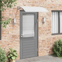 vidaXL Jardín-Marquesina para puerta PC 120x75 cm