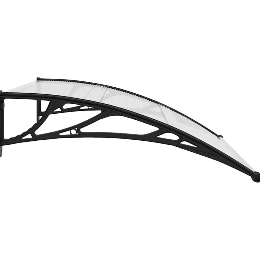 vidaXL Jardín-Marquesina para puerta PC 120x75 cm